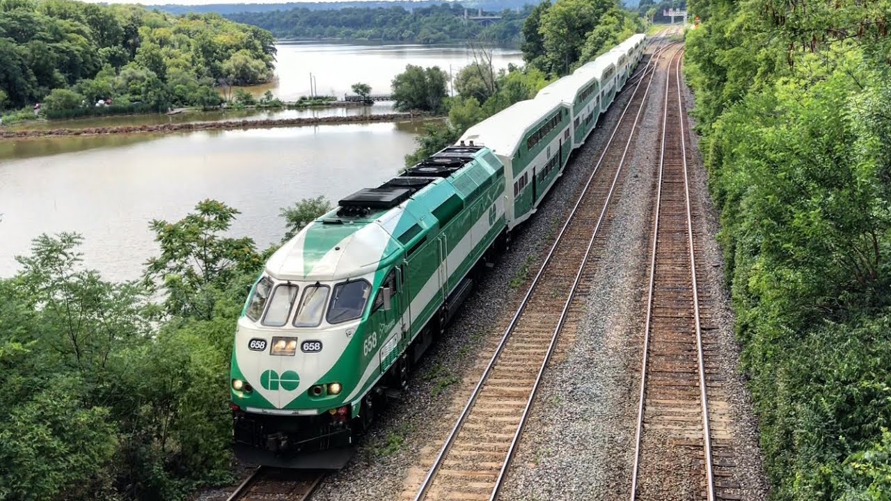 Go Train 658 Bayview junction August 8 2020 - YouTube