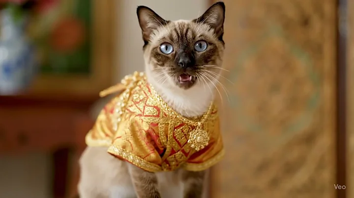 Watch the video about Siamese Cat Speaking Thai