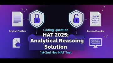 HAT Coding Analytical Questions From 1st-2nd Nov 2025 (1, 0, @, #, *)