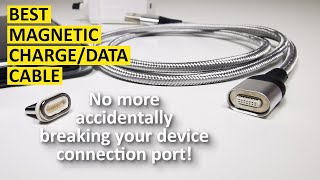 Magnetic Charging Cable Data Cord Appleandroidsmartphonetablet Usb Type C, Lightning, Micro Usb