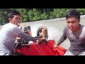 Jet boat Indonesia 226 ▪︎Upaya ke V ▪︎ Perahu kayu kole - kole pakai Mesin tempel + Water jet
