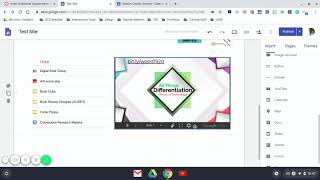 Inserting Calendar and YouTube Sites 101
