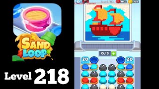 Sand Loop level 218 Walkthrough Solution