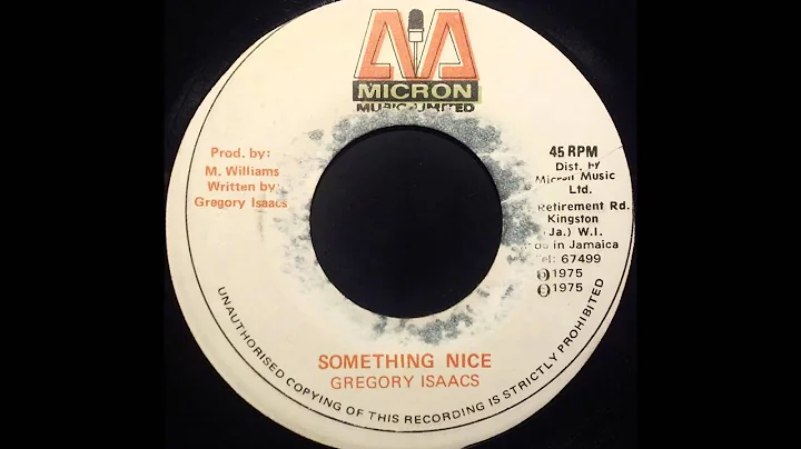 GREGORY ISAACS - Something Nice [1975]