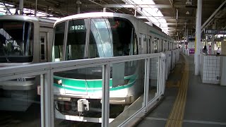 東京メトロ9000系9122F 42S各停日吉行き 目黒線多摩川駅発車