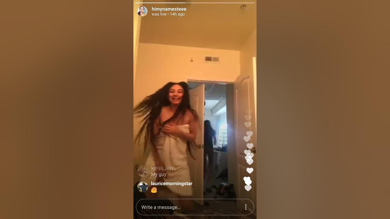 Himynamestee Twerking on IG live YouTube