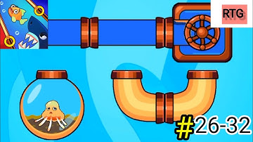 Save The Fish Level 26 -32 Gameplay (iOS Android)