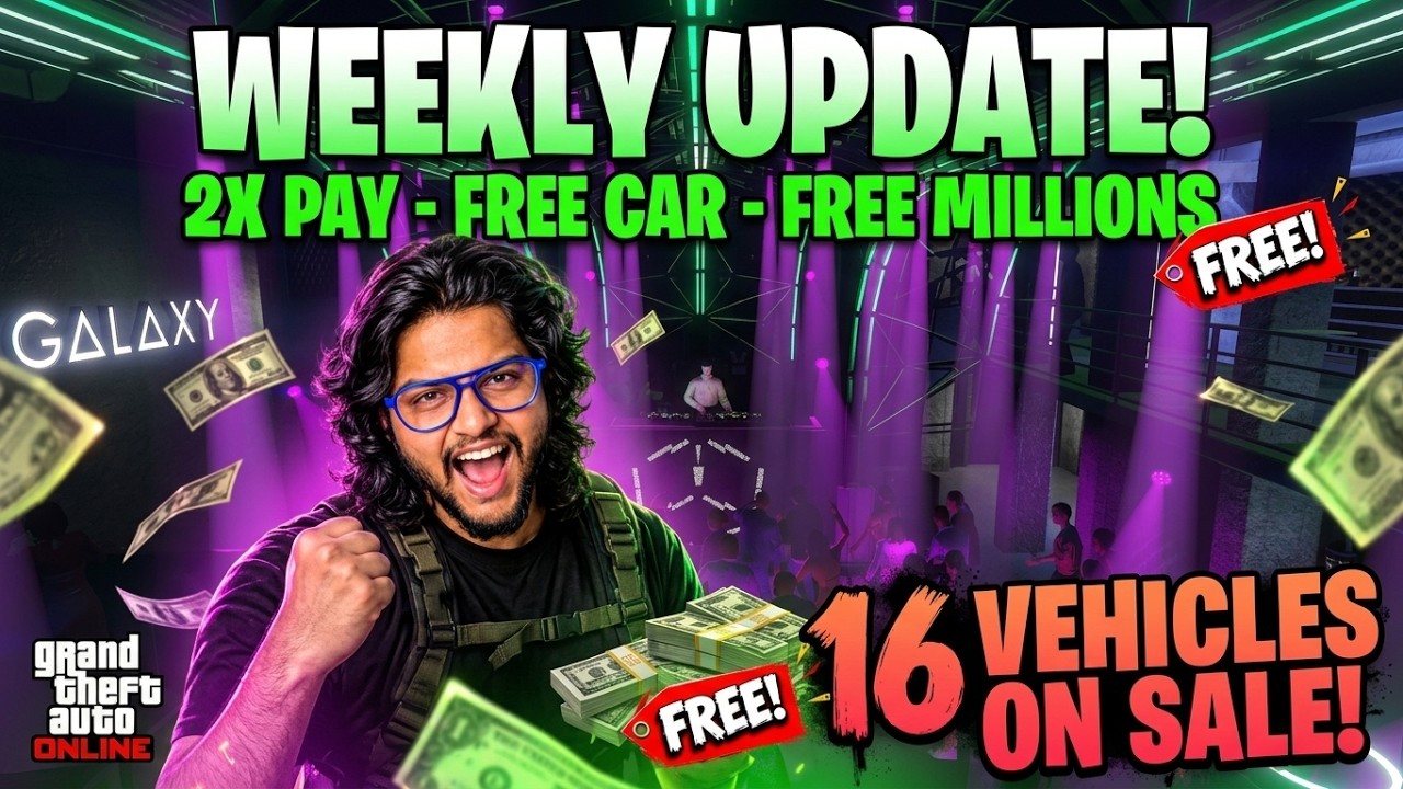 Video thumbnail for 🔴GTA ONLINE WEEKLY UPDATE |FREE MILLIONS + BONUS HEISTS! | CAYO + DIAMOND + KORTZ Heist #gta6 #gta5