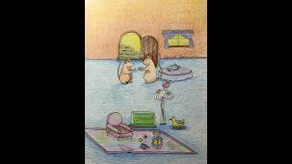#arttimelapse #artcollective #creativecommunity #art #illustration #coloredpencil #artcommunity