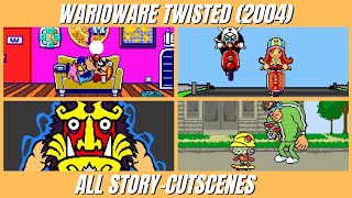 WarioWare: Twisted!  - All Story-Cutscenes  (2004/Game Boy Advance)