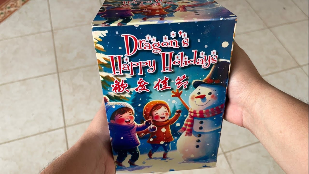 Dragon Fireworks - Dragon's Happy Holidays | 16 Shots (December 2025)