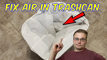 How to Get Air out of trash can or trash bag suction