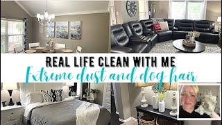 REAL LIFE CLEAN WITH ME 2022 + EXTREME DUST AND DOG HAIR #extremecleaning  #reallifecleanwithme