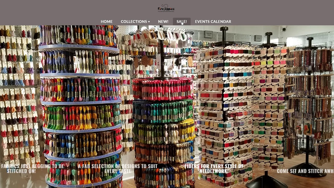 Cross Stitch Website Review: Fire Poppies