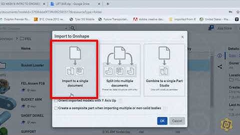 Import File Into Onshape