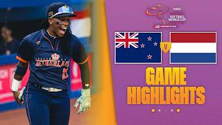 Highlights New Zealand Vs Netherlands Wbsc Womens Softball World Cup - Group Stage