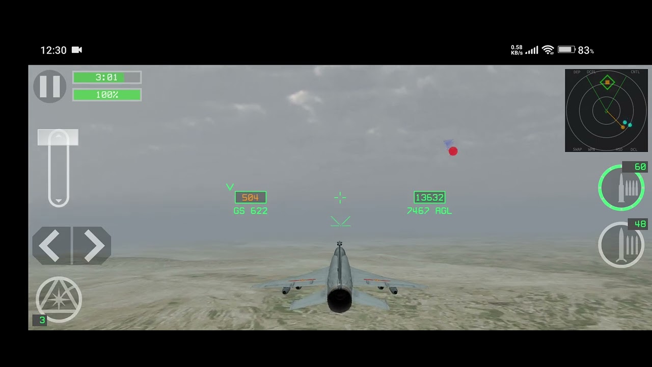 Strike fighters gameplay: chinese f7 vs saudi ground forces
