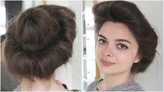 Gibson Girl Hair Tutorial | Historical Hairstyling