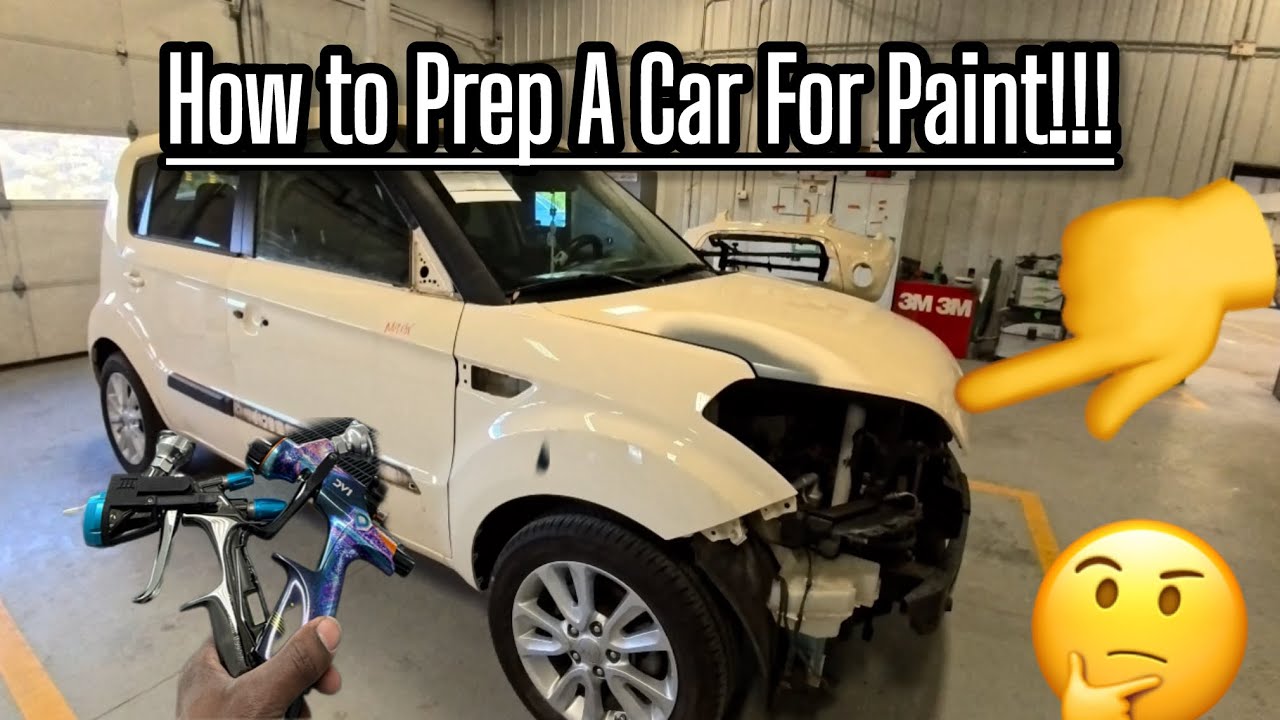 How To Prep A Car For Paint!! - YouTube