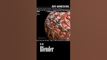New Ray Marching Shader Setup in Blender now with the Repeat Node #Blender #Shading #Procedural