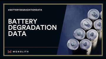 Battery Degradation Data | Monolith AI Webinar