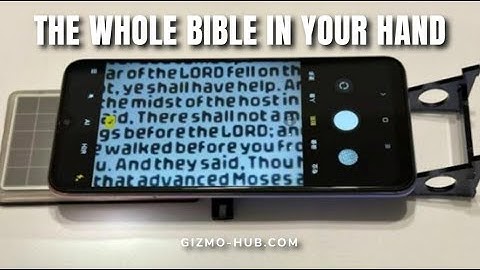 uBIBLE : HOLD THE WHOLE BIBLE IN YOUR HAND | Kickstarter | Gizmo-Hub.com