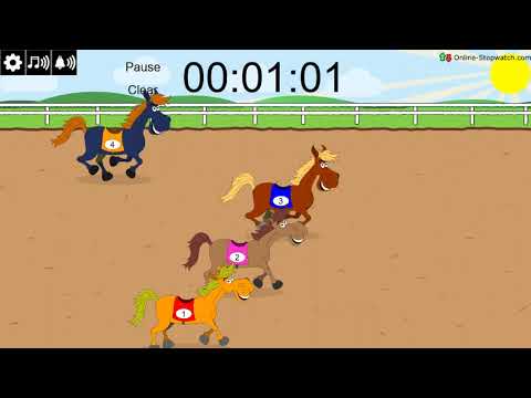 3 minute horse race timer