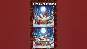 🔍Spot the Difference #5 - Santa