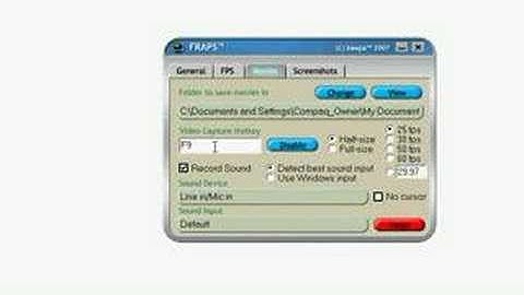 very simple fraps guide