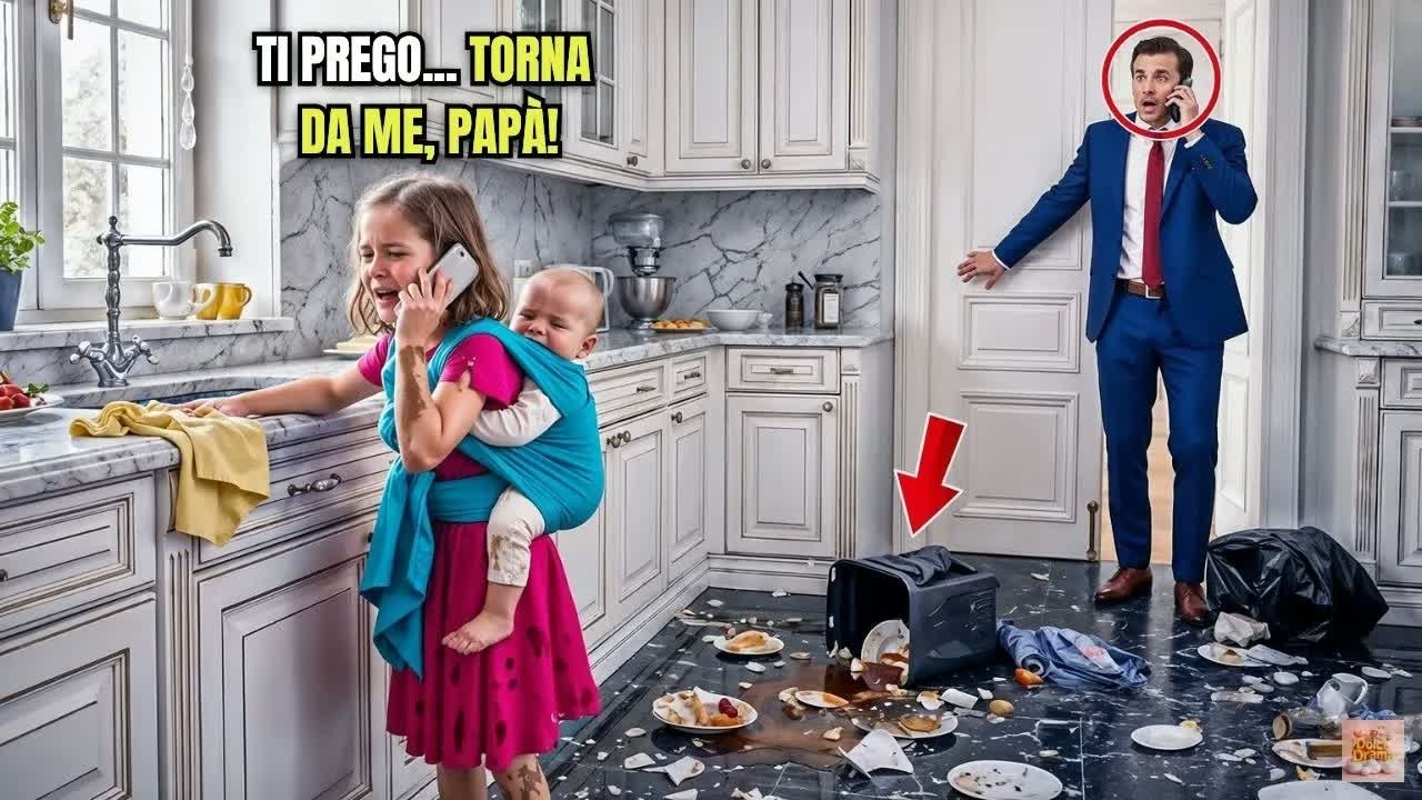 bambina chiamò il milionario e disse： “Papà, mi fa male la schiena ” Finché tornò a casa e vide