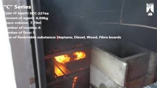 BlazeCut ILP GAS C Series Fire Suppression System