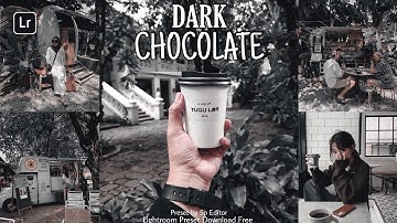 Dark Chocolate Preset Lightroom Mobile Tutorial DNG Free download | Sp Editor.