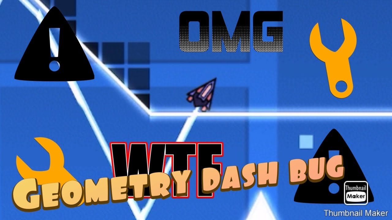 Geometry dash bug - YouTube