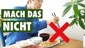 Was mögen die Japaner am Tisch gar nicht?