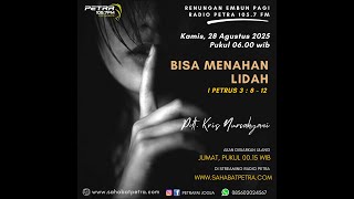 Bisa Menahan Lidah (1 Petrus 3 : 8 - 12) - Pdt. Kris Nurcahyani