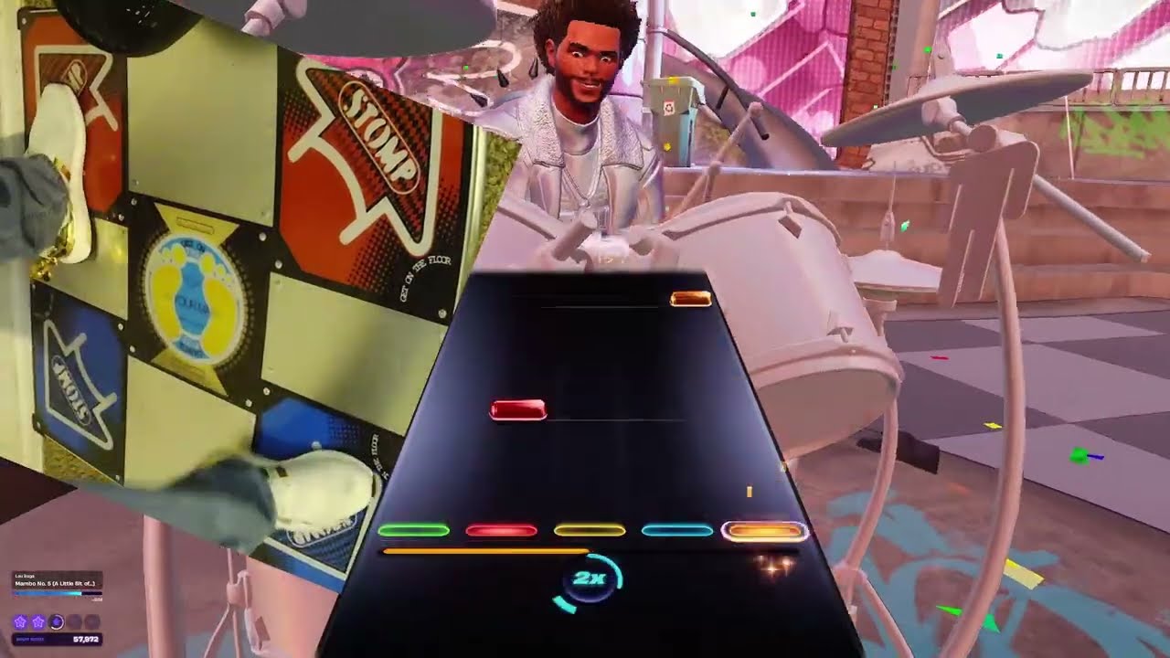 Pump It Up Fortnite Festival Expert: Mambo No. 5 (A Little Bit of...) Lou Bega Drum