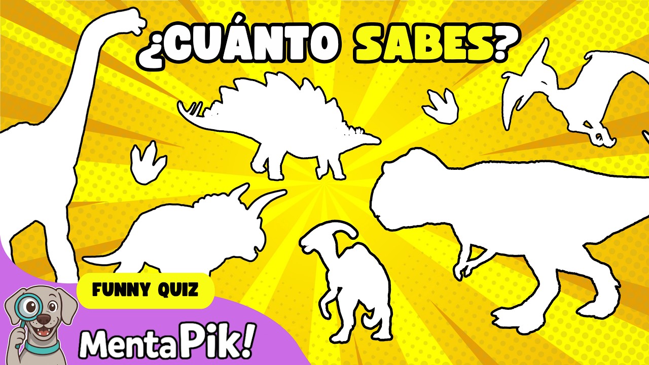 🦖¿Cuánto sabes de DINOSAURIOS? Datos curiosos para niños pequeños ¡Quiz!