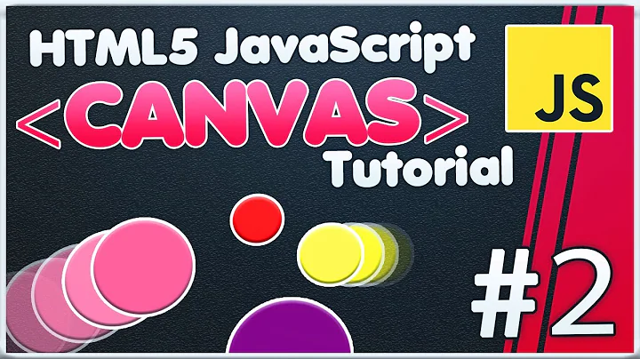 HTML5 Canvas JavaScript Tutorial | Creating classes and object circles dynamic [#2]