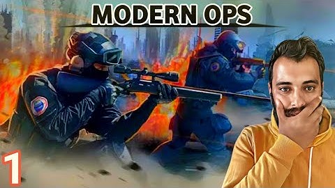 Modern Ops: Gun Shooting Games -Gameplay Walkthrough (Android) Part 1
