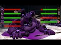 Sfm fnaf top 5 toxic vs fights with healthbars