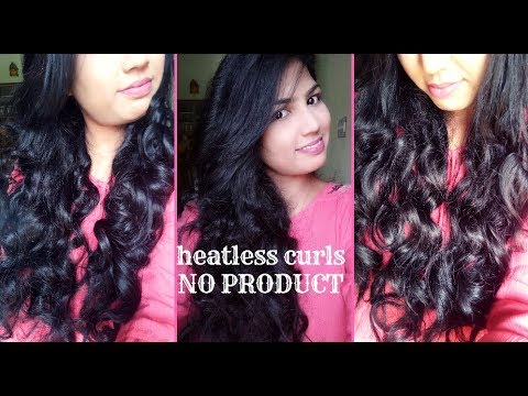 New Heatless Curly Wavy Hair In 30 Minutes No Product No