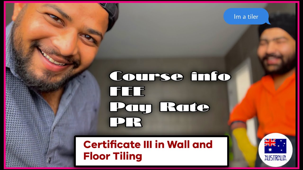 Wall and Floor Tiling course reality.