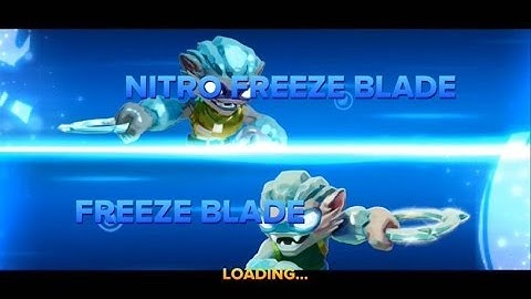 SKYLANDERS SWAP FORCE NITRO FREEZE BLADE VS FREEZE BLADE