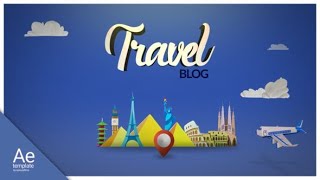 Travel Vlog AFTER EFFECTS Template Videohive 31355245
