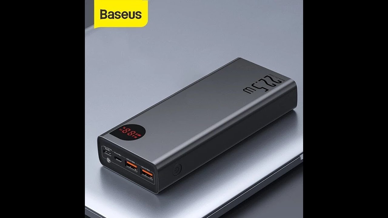 Power Bank Baseus 30000mah 22.5w- Start Lord Digital Display