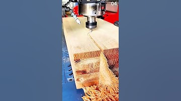 CNC chisels dance, wood splits precisely.
