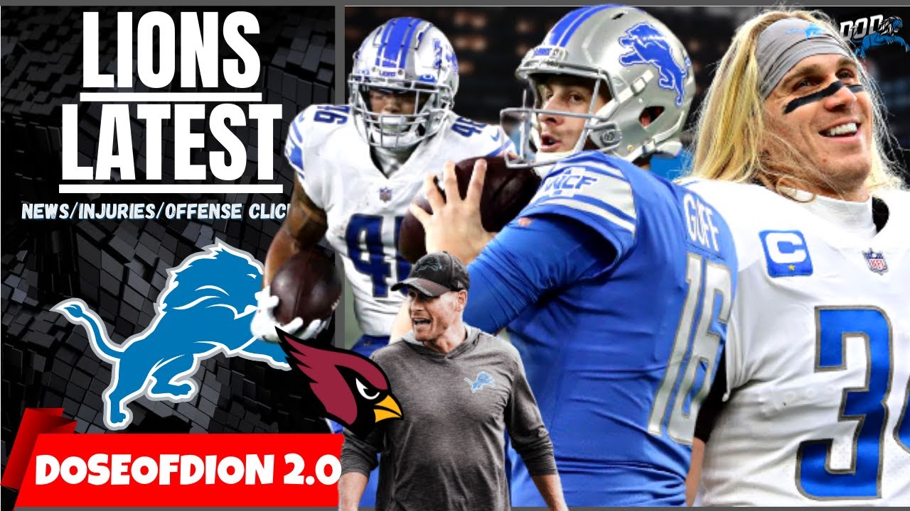 Goff Reserve List/ Reynolds Signed/ Pass Game Clicks! Defense Locks Up: Lions Latest