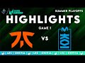 FNC vs MKOI Highlights Game 1 | LEC 2025 Summer Playoffs | Fnatic vs Movistar KOI by Onivia