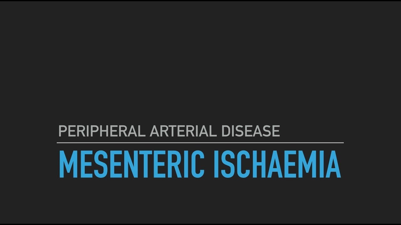 Mesenteric Ischaemia