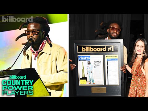 Shaboozey Accepts Billboard Chart Plaque For "A Bar Song (Tipsy)" | Country Power Players 2024